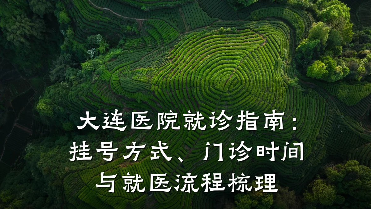 大连医院就诊指南：挂号方式、门诊时间与就医流程梳理
