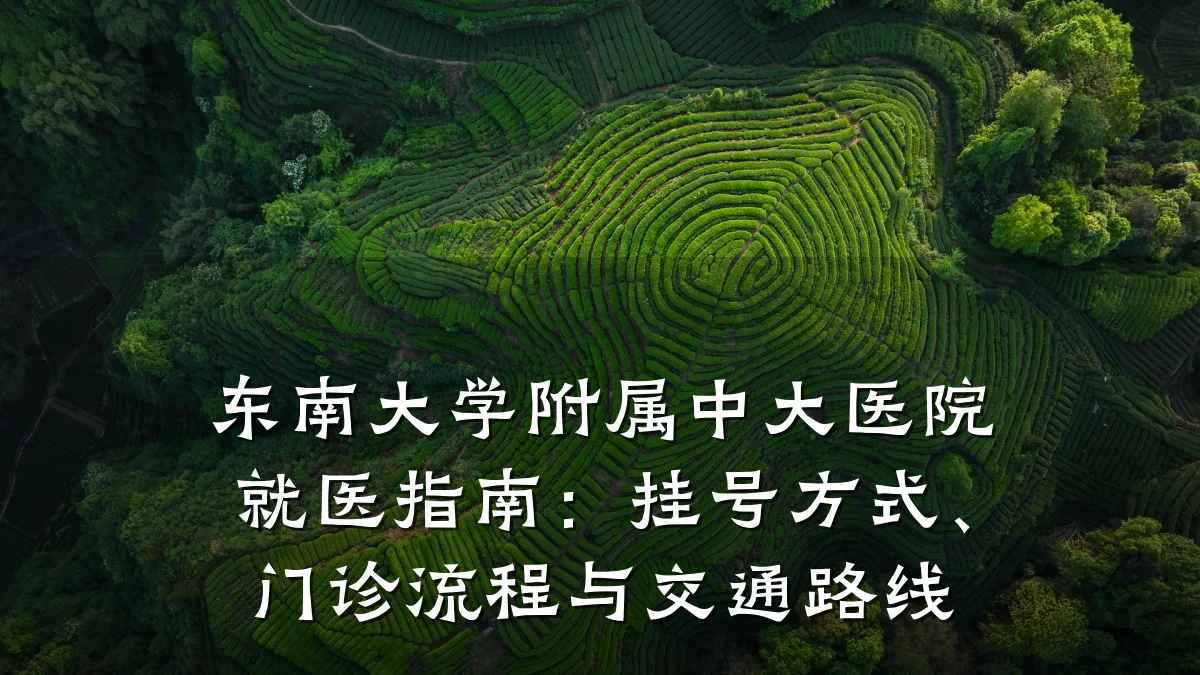 东南大学附属中大医院就医指南:挂号方式、门诊流程与交通路线