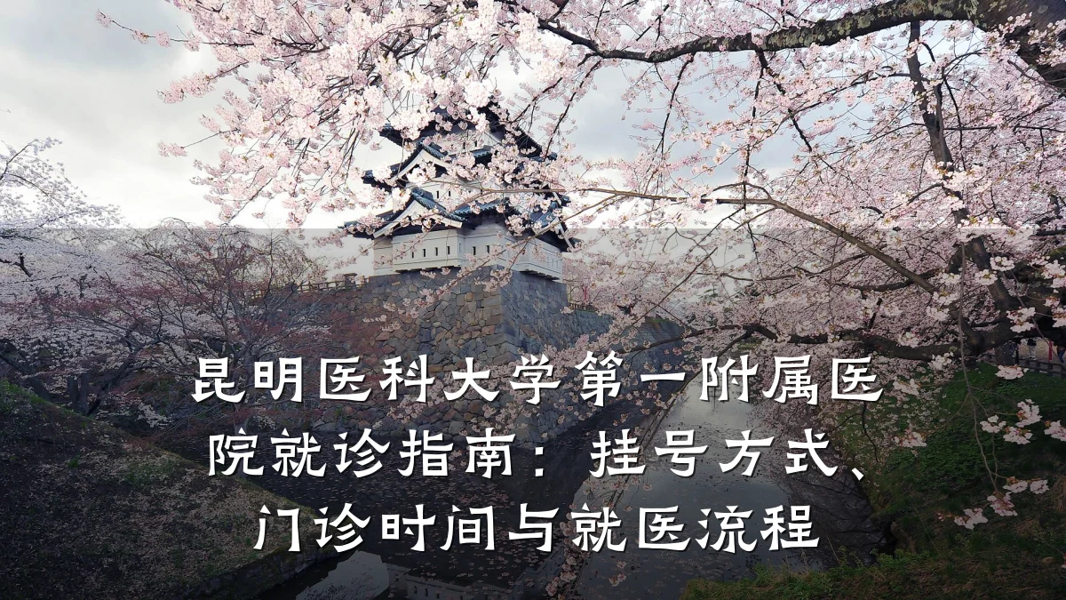 昆明医科大学第一附属医院就诊指南:挂号方式、门诊时间与就医流程