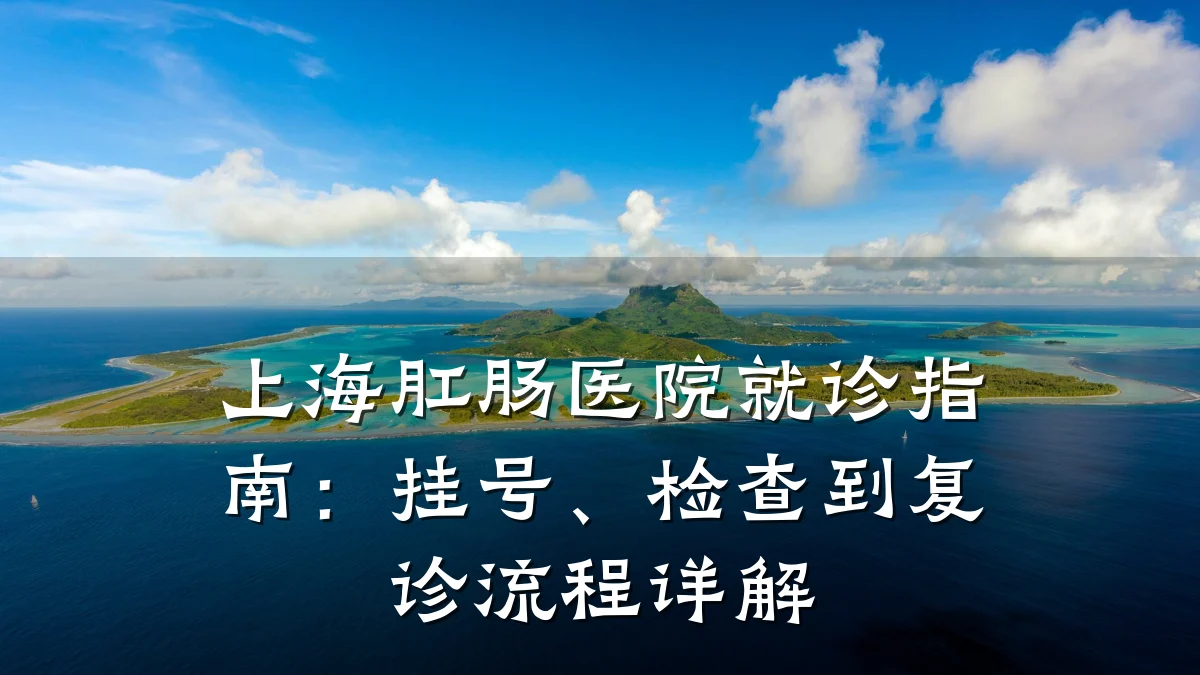 上海肛肠医院就诊指南：挂号、检查到复诊流程详解