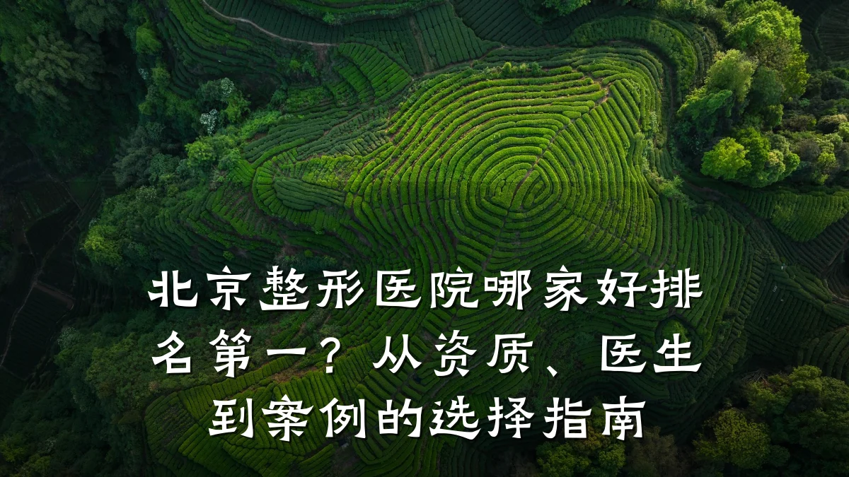 北京整形医院哪家好排名第一？从资质、医生到案例的选择指南