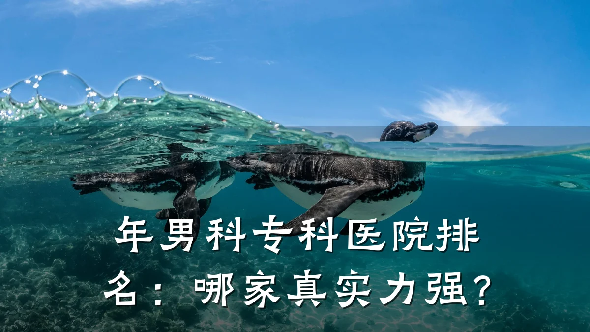 年男科专科医院排名:哪家真实力强?