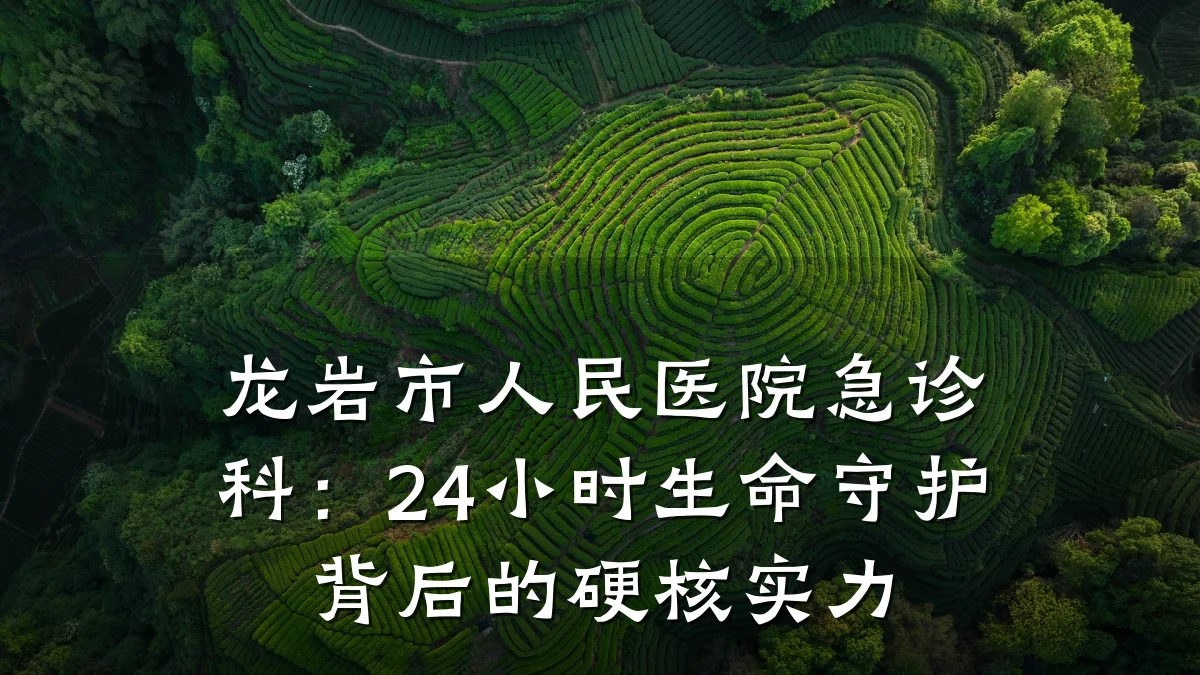 龙岩市人民医院急诊科:24小时生命守护背后的硬核实力