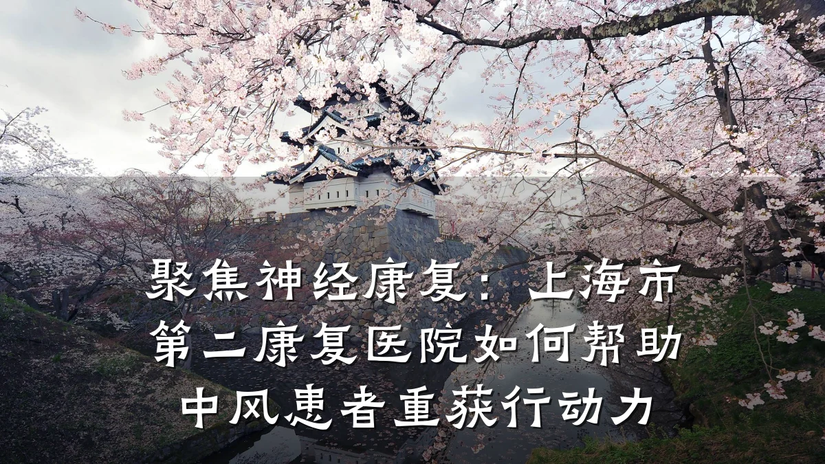 聚焦神经康复：上海市第二康复医院如何帮助中风患者重获行动力