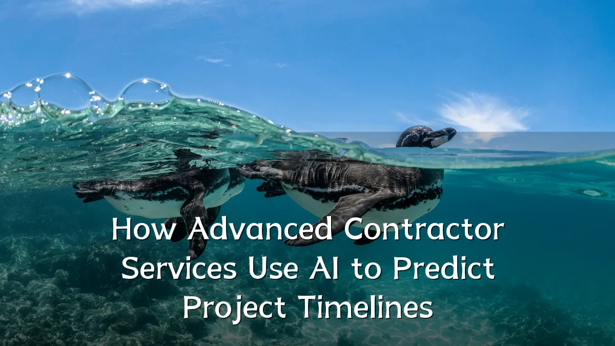 How Advanced Contractor Services Use AI to Predict Project Timelines