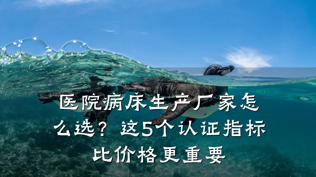 医院病床生产厂家怎么选?这5个认证指标比价格更重要
