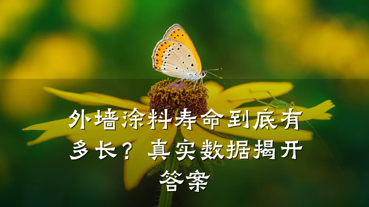 外墙涂料寿命到底有多长？真实数据揭开答案
